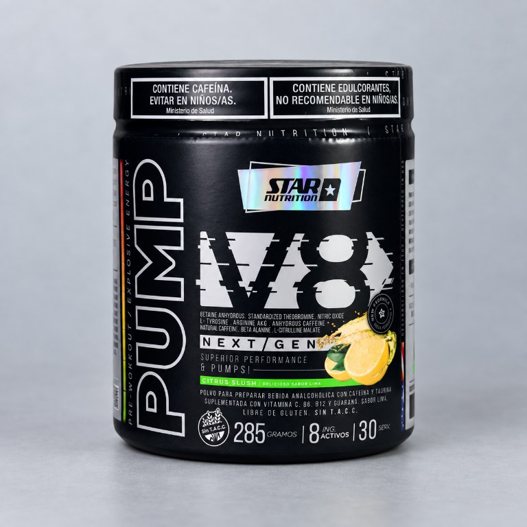 STAR NUTR PUMP V8 LIMA LIMON X 285 GRS. — vista 2