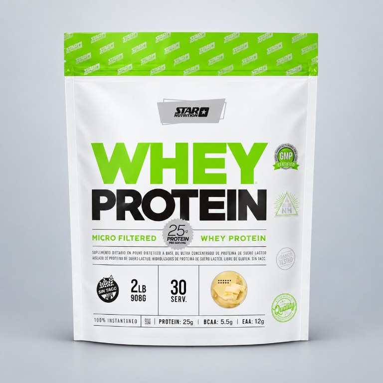 STAR NUTR WHEY PROTEIN BANAN X 2LB — vista 3