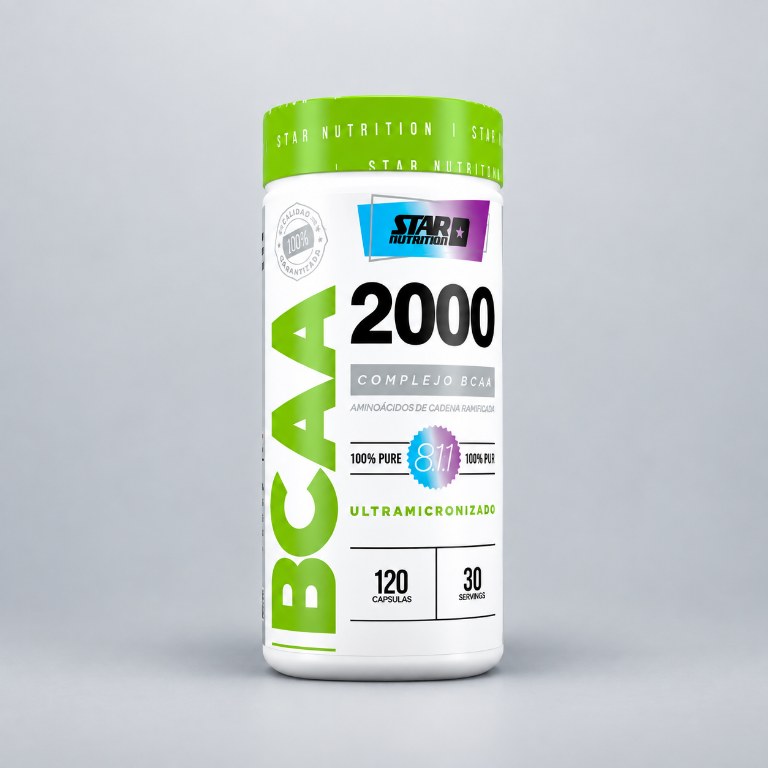 STAR NUTR BCAA 2000 X 120 CAPS — vista 3