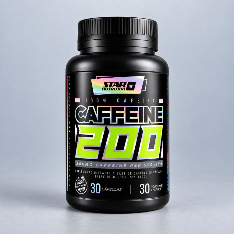 STAR NUTR CAFFEINE 200 X 30CAPS. — vista 3