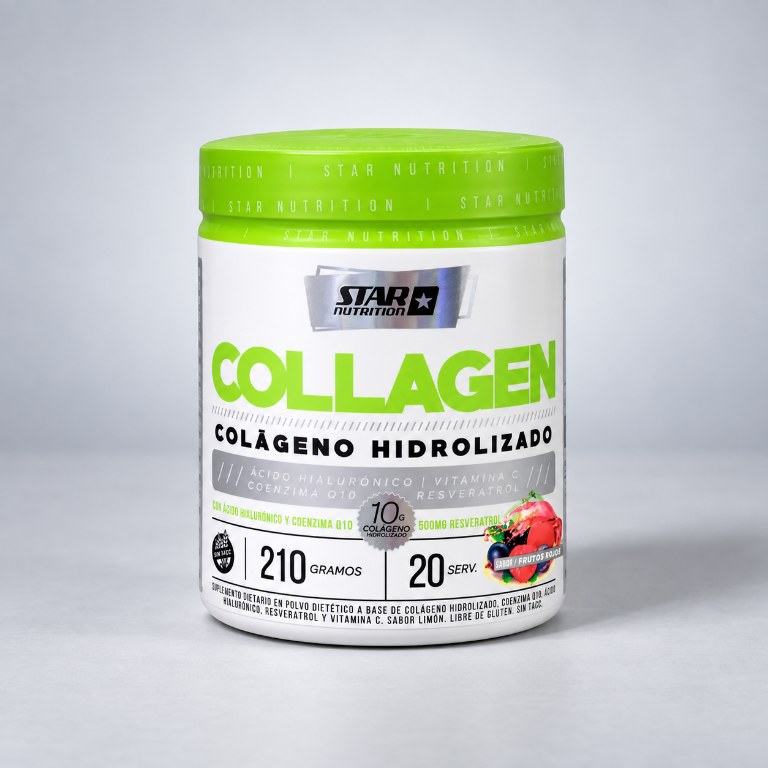 STAR NUTR COLLAGEN FRUTOS ROJOS 210GR — vista 3