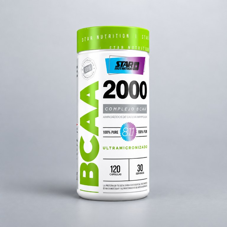 STAR NUTR BCAA 2000 X 120 CAPS — vista 2