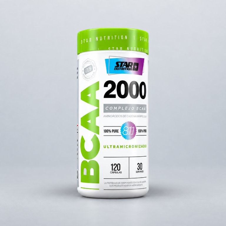 STAR NUTR BCAA 2000 X 120 CAPS — vista 1